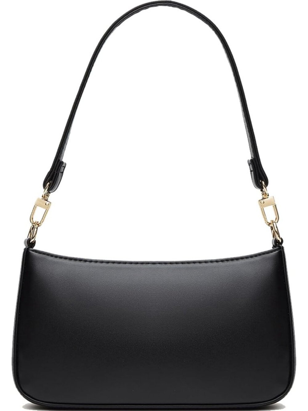 Women's Black Flower Retro Vegan Leather Hobo Shoulder MultiPocket Crossbody Bag